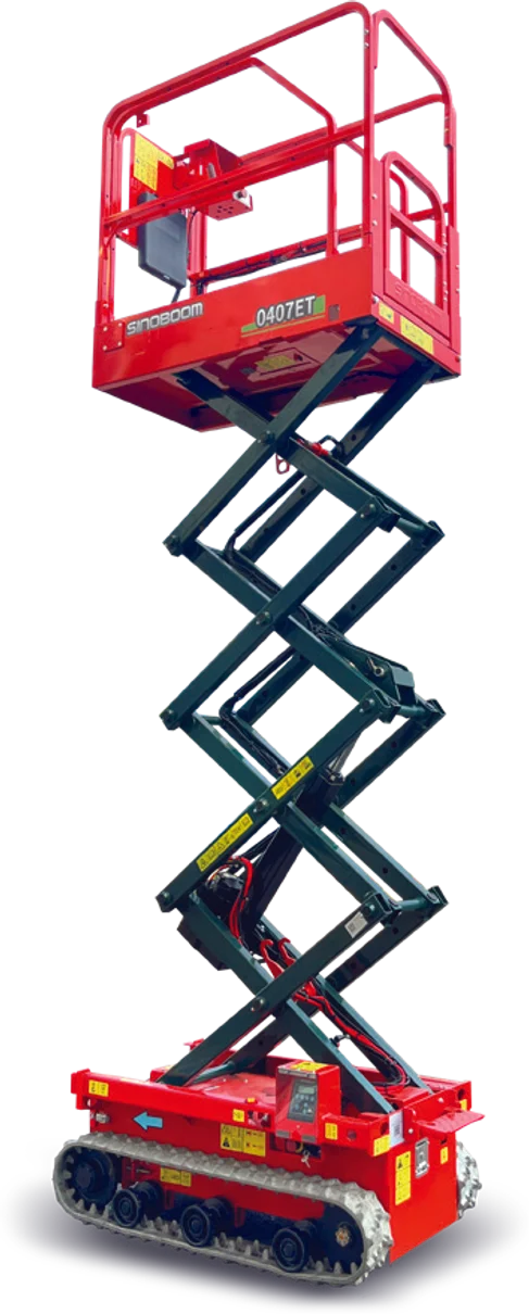 Sinoboom 0407ET – Akülü Paletli Platform