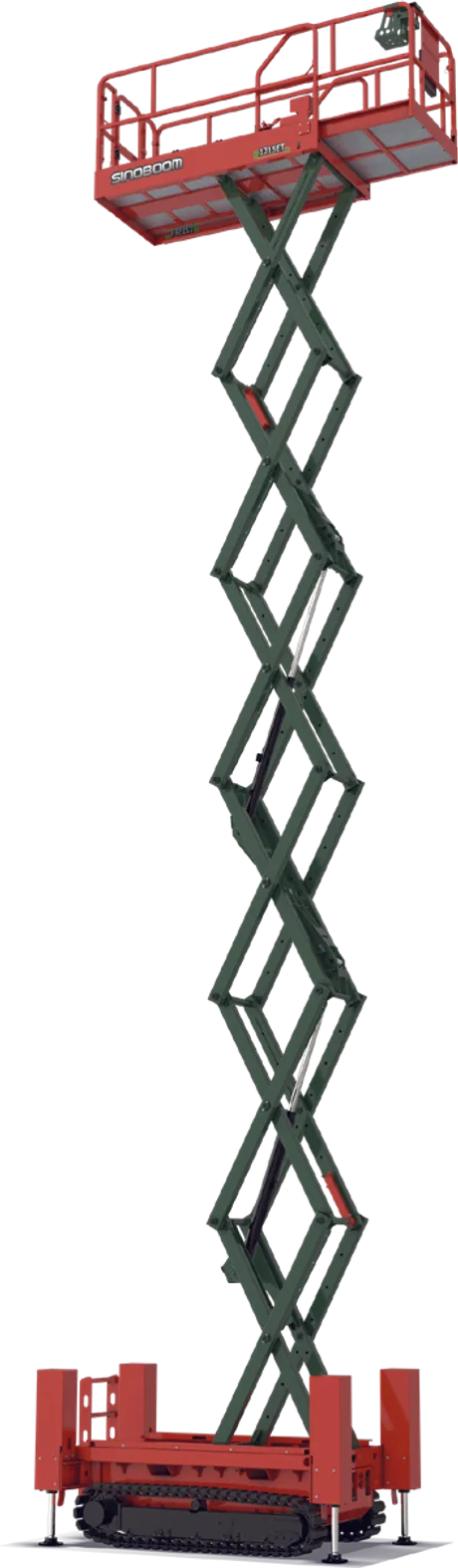 Sinoboom 1215ET – Akülü Paletli Platform