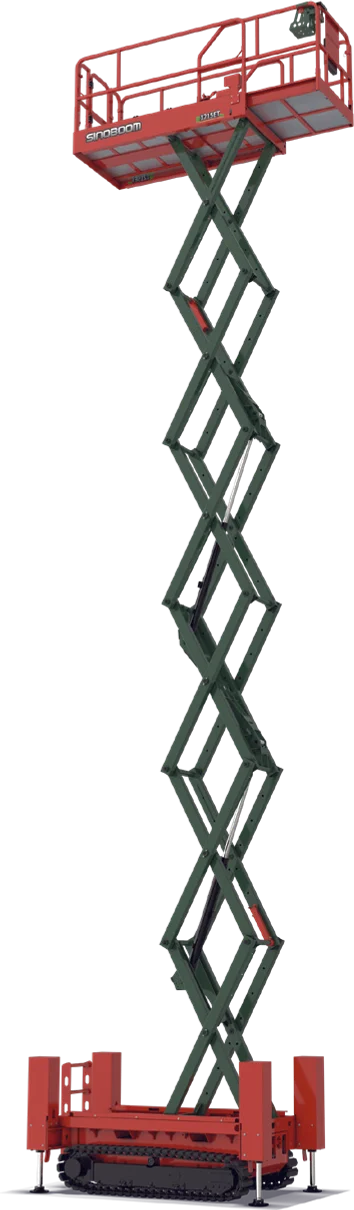 Sinoboom 1215ET – Akülü Paletli Platform